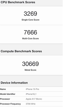 a17处理器性能跑分多少 苹果a17芯片跑分介绍