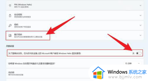 windows11没有图片密码选项怎么回事_win11电脑图片密码选项没了怎么办