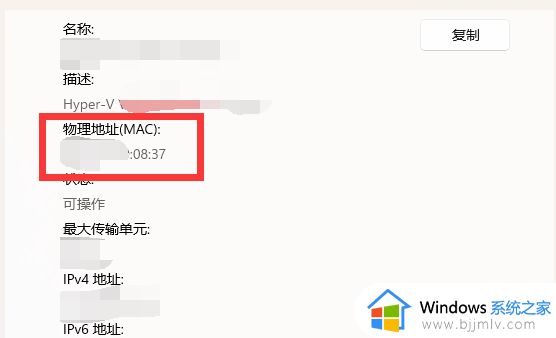 win11查看mac地址的方法_win11系统如何查看mac地址