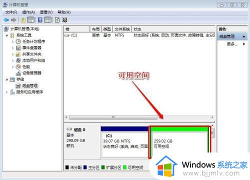 win7如何增加c盘空间_win7电脑怎么增加c盘空间