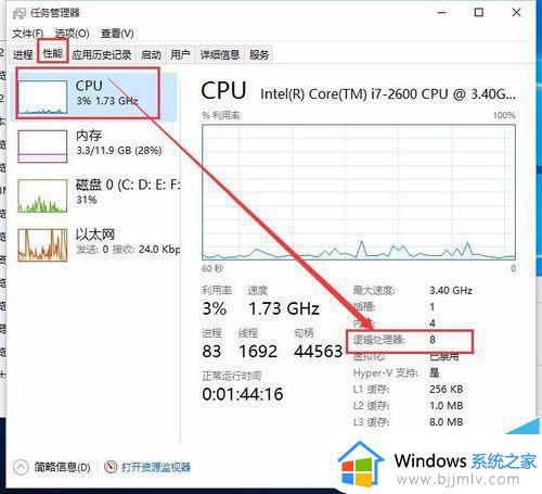 win10怎么看几核处理器_win10几核处理器如何查看