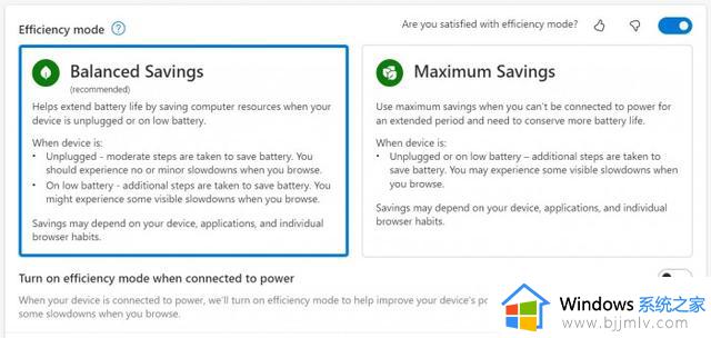 微软详细介绍了Edge 106能源效率的改进