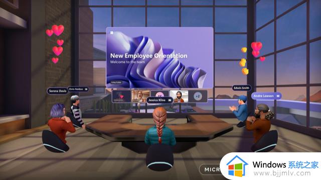 微软将与Meta合作 在VR空间里办公互动玩游戏