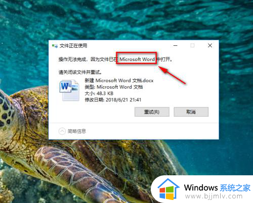 windows文件被占用无法删除怎么办 winodows文件被占用删除不了如何解决