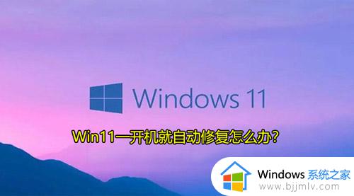 windows11自我修复如何解决 windows11开机就自动修复怎么处理