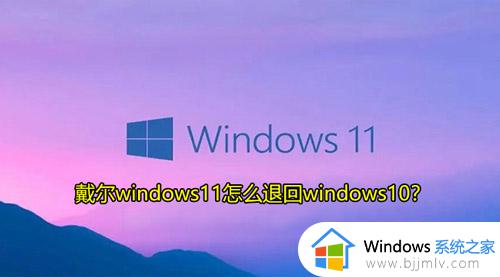 windows11怎么退回windows10戴尔_戴尔windows11如何降级windows10