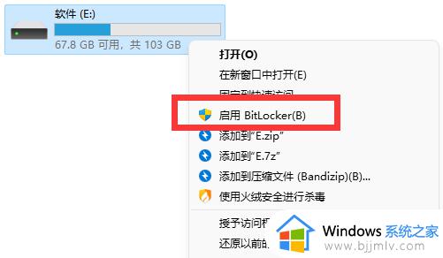 windows11怎么给u盘设置密码_windows11系统u盘如何设置密码
